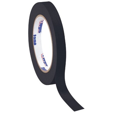 Tape Logic 1/2'' x 60 yds. Black Tape Logic Masking Tape, 72PK BUY00012503